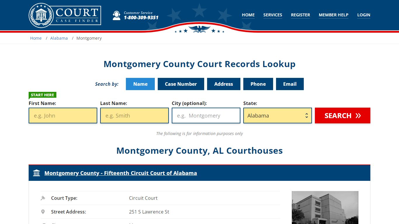 Montgomery County Court Records | AL Case Lookup